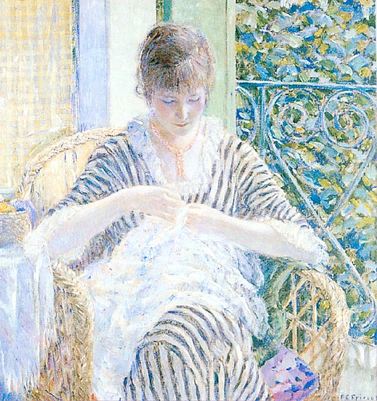 Frieseke, Frederick Carl On the Balcony